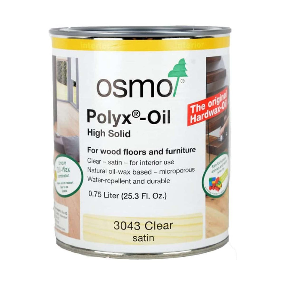 Osmo Polyx-Oil - 3043 Clear Satin High Solid Hardwax Wood Finish – Osmo Oil